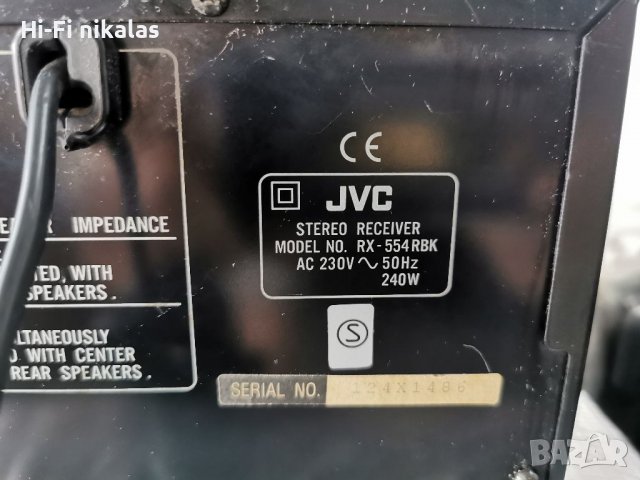 Ресийвър усилвател 5.1  JVC RX-554R, снимка 7 - Ресийвъри, усилватели, смесителни пултове - 37778360