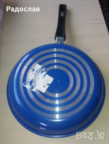 Продавам алуминиев тиган с тефлоново покритие 27 см , снимка 2 - Съдове за готвене - 27583774