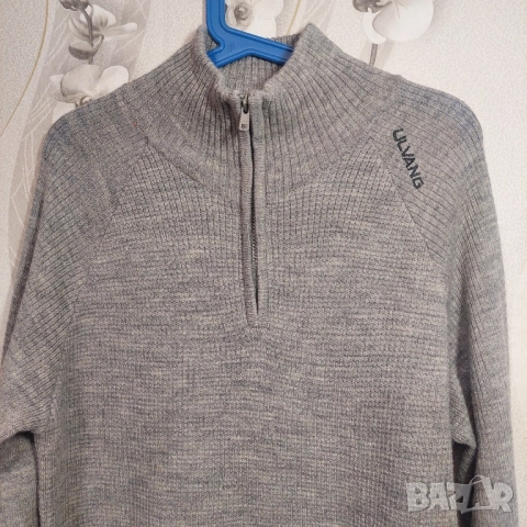 Ulvang RAV Пуловер с половин цип размер ХЛ - Вълнен пуловер, снимка 2 - Пуловери - 52597162