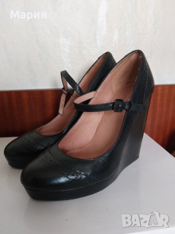 Обувки на платформа ALDO, естествена кожа, снимка 6 - Дамски елегантни обувки - 40480541