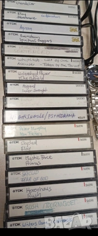 Аудио касети TDK SA X 60/ 90 /100 TDK SA90 Japan с албуми метъл траш хард рок - виж описите, снимка 4 - Аудио касети - 53247989