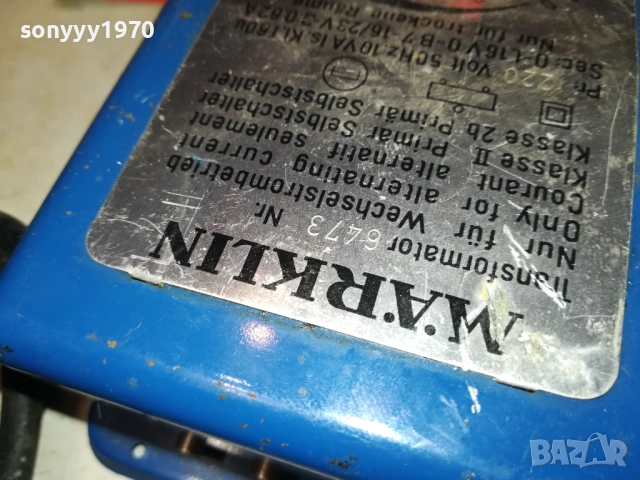 MARKLIN TRAFO 6473-MADE IN WESTERN GERMANY 1209251047, снимка 11 - Друга електроника - 51687864