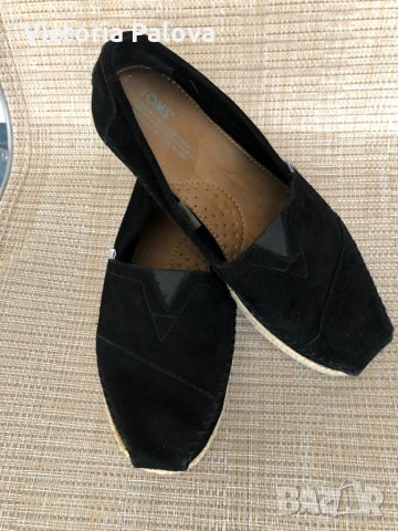 Мъжки мокасини TOMS естествена кожа, снимка 6 - Мокасини - 31486354