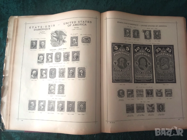 МЕЖДУНАРОДЕН ПОЩЕНСКИ АЛБУМ НА - 19-ТИ ВЕК, снимка 4 - Филателия - 52183437