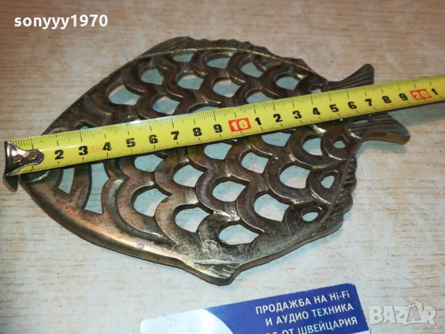 риба-taiwan-мед/месинг-внос france 1810201138, снимка 4 - Колекции - 30460305