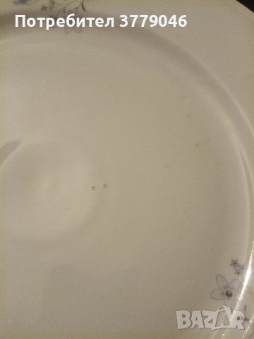 Голяма порцеланова чиния , снимка 5 - Чинии - 42525721