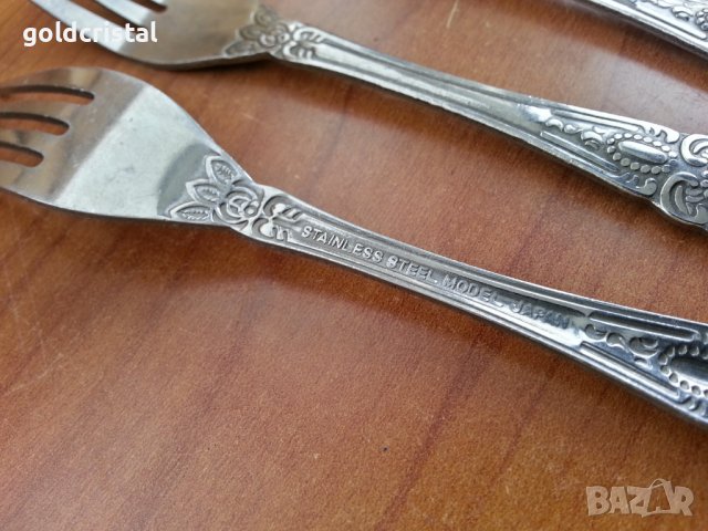 Десертни вилички , снимка 5 - Антикварни и старинни предмети - 38275306