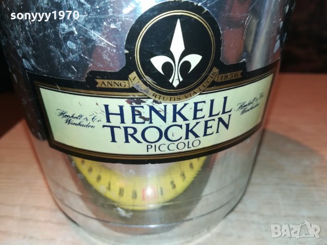henkell trocken picoolo 14x13см внос швеция 0603211908, снимка 5 - Колекции - 32065634