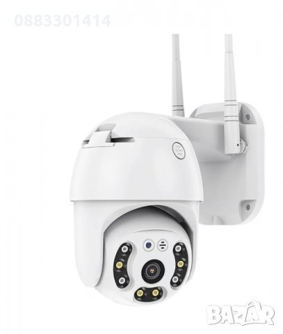 Водоустойчива WIFI камера Цветно нощно виждане Аудио FULL HD 1080P, снимка 2 - IP камери - 33744443