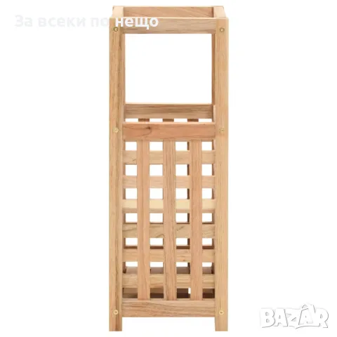 Дървена поставка за чадъри, орех масив, 18x18x50 см Код P309, снимка 2 - Декорация за дома - 49785845