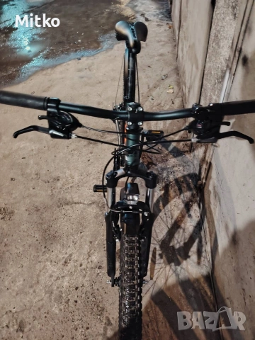 26 цола алуминиев велосипед с 21 скорости усилени капли амортисьори предни палцови команди , снимка 2 - Велосипеди - 53276376