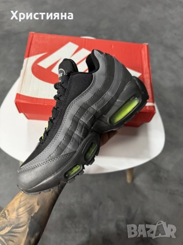 Nike Air Max 95 Iron Grey/Volt/Black, снимка 3 - Маратонки - 56443099