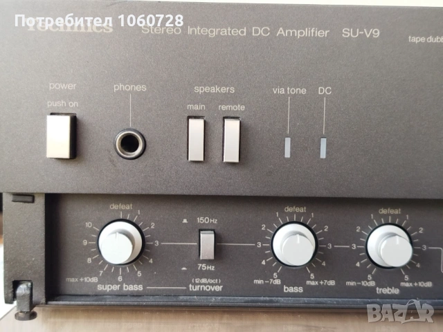 Усилвател Technics SU-V9, снимка 3 - Ресийвъри, усилватели, смесителни пултове - 54248334