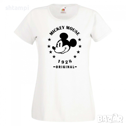 Дамска тениска Mickey Mouse Original 1928 Мини Маус,Микки Маус.Подарък,Изненада,, снимка 9 - Тениски - 36528753