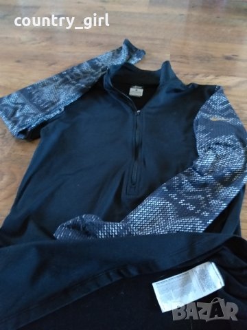 Nike Pro Women's Hyperwarm Half-Zip Dri-FIT - страхотна дамска блуза, снимка 10 - Спортни екипи - 30481487