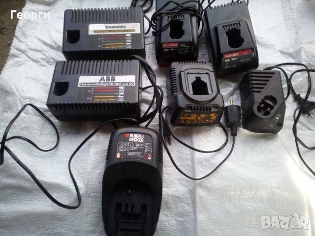 Зарядни BOSCH / DeWALT/Metabo/Panasonic/Kress
