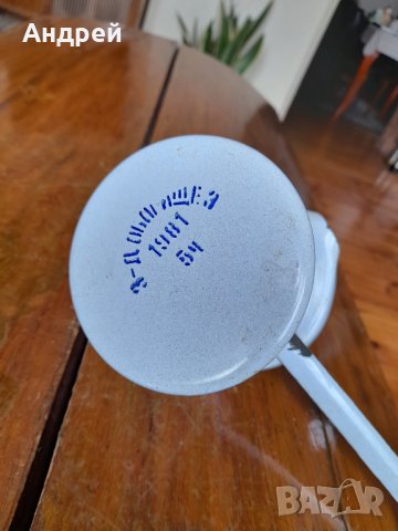 Старо емайлирано джезве #7, снимка 5 - Антикварни и старинни предмети - 39477223