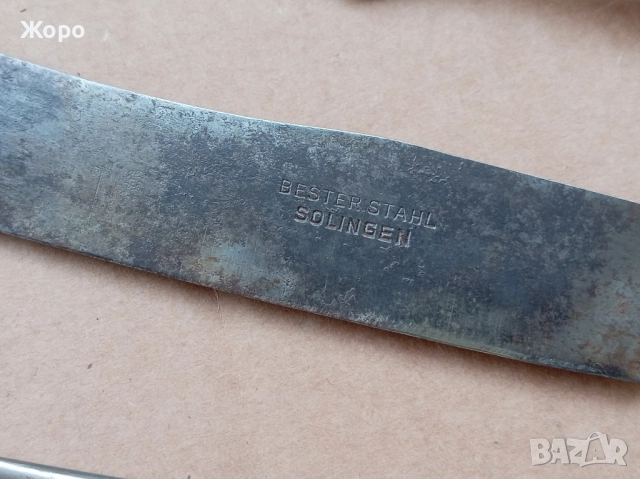 старинни прибори SOLINGEN СОЛИНГЕН вилица нож, снимка 2 - Антикварни и старинни предмети - 52877067