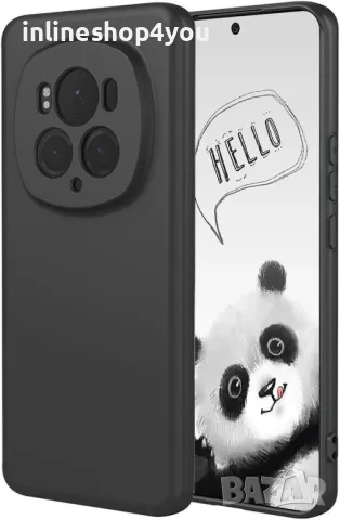 Матов Силиконов Кейс за Honor Magic6 Pro, снимка 3 - Калъфи, кейсове - 48138692