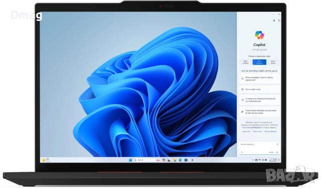 14" тъч ThinkPad T14 /Intel Core Ultra 5 135U 12-core /64GB DDR5/Win11, снимка 2 - Лаптопи за работа - 54345233