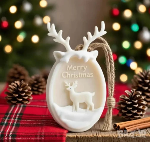 Коледен молд с елен, снимка 2 - Форми - 50991897