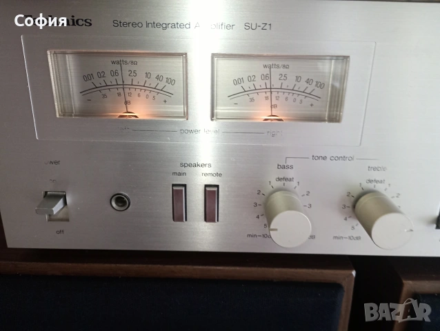 Усилвател Техникс SU - Z -1., снимка 3 - Ресийвъри, усилватели, смесителни пултове - 53116823