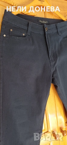 Разкошен Панталон MAX & LIU ! Модел Молив с Декорации в прекрасно синьо! НОВ!, снимка 6 - Панталони - 53142812