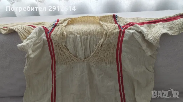 Стара автентична кенарена риза , снимка 3 - Антикварни и старинни предмети - 50228235