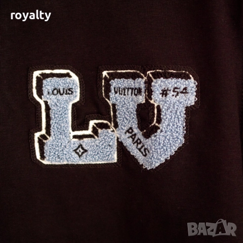 Louis Vuitton Мъжка Черна Тениска РАЗПРОДАЖБА🔥, снимка 3 - Тениски - 52227993