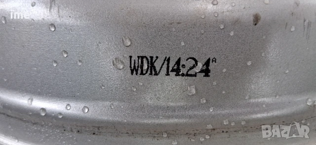 4бр. ляти джанти 6J15 ET46. 4x114.3 мм. 67.1 мм среден отвор. OEM 5291027700. Свалени са от Hyundai., снимка 7 - Гуми и джанти - 50931777