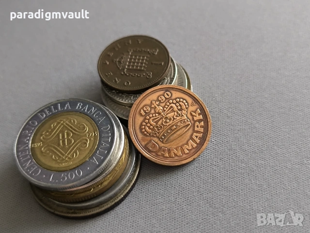 Монета - Дания - 50 оре | 1990г., снимка 2 - Нумизматика и бонистика - 53301119