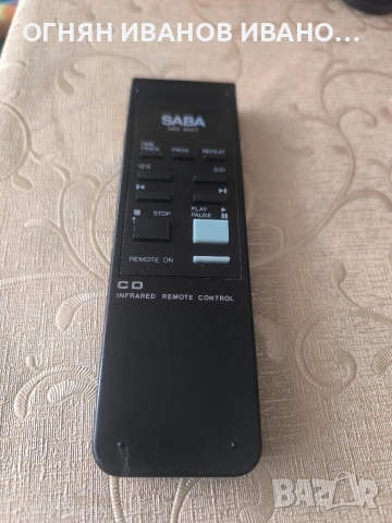 Saba DAD 800 T оригинално дистанционно за CD, снимка 2 - Ресийвъри, усилватели, смесителни пултове - 52962696