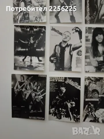 ЛОТ стари картички на метъл групи (лот 19), снимка 2 - Колекции - 49880219