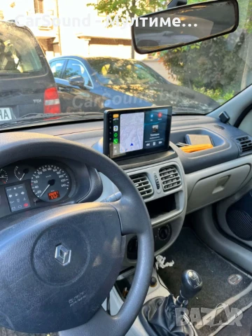 Renault Clio 2 - 9" Android 14 Мултимедия Рено Клио CarPlay Навигация Андроид, снимка 2 - Аксесоари и консумативи - 51285957