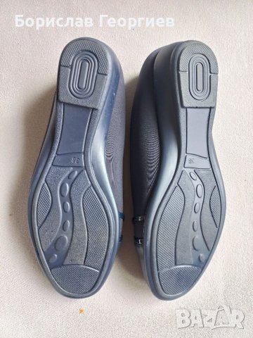 Обувки в тъмносиньо, нови, снимка 3 - Дамски елегантни обувки - 38566155
