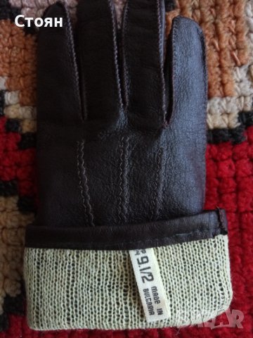 мъжки кожени ръкавици, снимка 5 - Ръкавици - 39077088