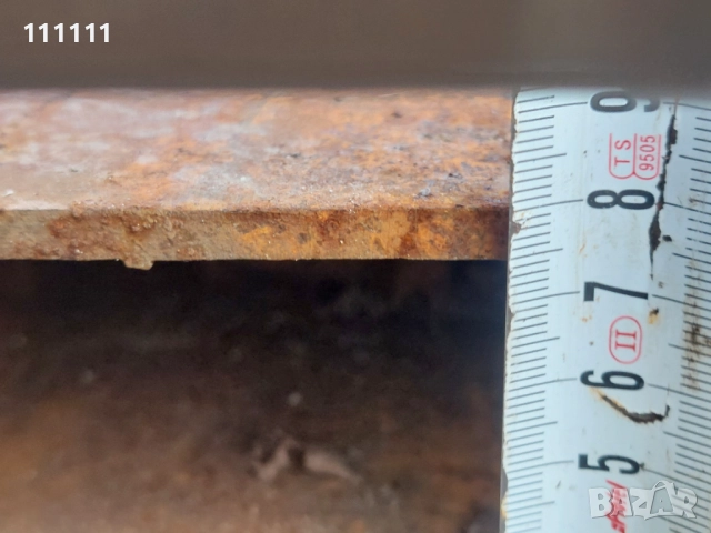 Профил дължина 3,80м. Става за удължаване на вилици много здрав и масивен дебелина 8мм. , снимка 14 - Индустриална техника - 52501758
