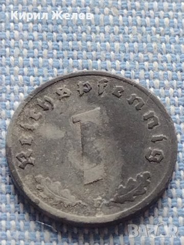 Монета 1 райхсфенинг 1942г. Германия Трети Райх с СХВАСТИКА 31569