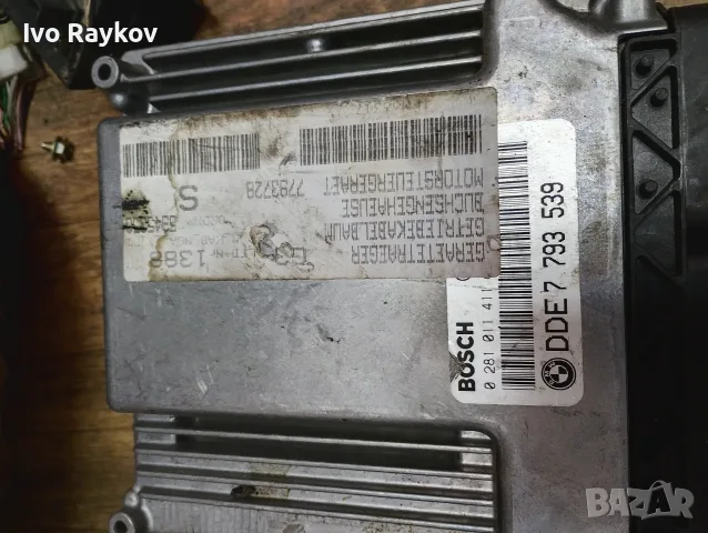 Компютър , двигател , ECU , BMW 3 E46 , 7793539 , 0281011411, снимка 3 - Части - 56144550