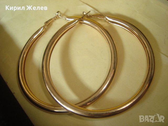 ЕФЕКТНИ ПОЗЛАТЕНИ СТИЛНИ ВИНТИДЖ АРТ ОБЕЦИ от БЛАГОРОДНА СТОМАНА 31349, снимка 7 - Обеци - 38066973