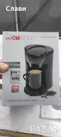 Кафе машина с керамична чаша, снимка 3 - Кафемашини - 51947492