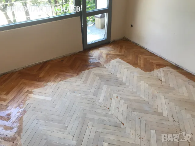Лакиране  на подови  настилки  ; паркети / дюшемета  и  други  ., снимка 3 - Дърводелски услуги - 55754357