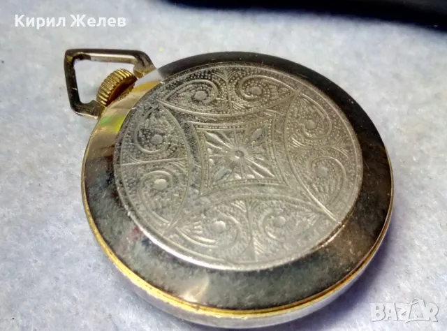 LUCERNE SWISS MADE Стар ОРНАМЕНТИРАН ЛЕКСОЗЕН ПОЗЛАТЕН ДЖОБЕН ЧАСОВНИК със СРЕБЪРЕН КАПАК 50136, снимка 15 - Антикварни и старинни предмети - 49487223