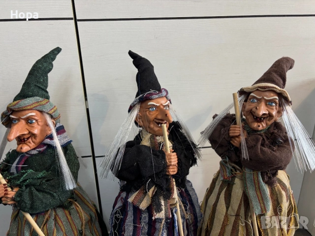 Настолна Баба Яга 55см., снимка 6 - Статуетки - 53267446