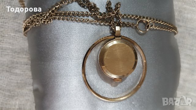 Позлатен дамски руски механичен часовник "Чайка", снимка 3 - Антикварни и старинни предмети - 31180068