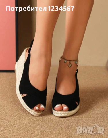 Нови сандали на платформа 36 н, снимка 1