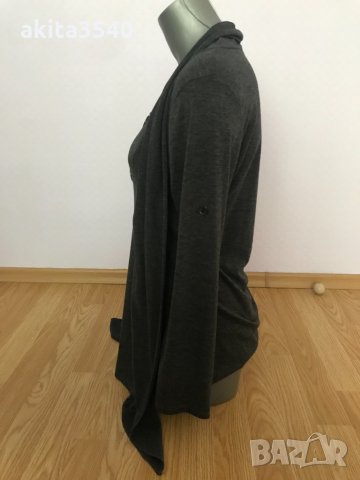 Сива туника с дълъг ръкав, снимка 4 - Туники - 33730835