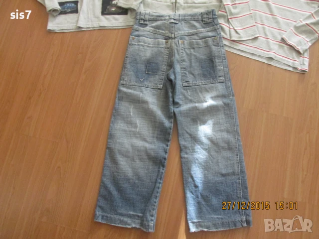 лот от суичър,две блузки и дънки в отлично състояние за ръст 122-128 за 13лв., снимка 4 - Детски комплекти - 51005207