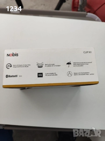 Nobis CLIP N1 преносим Bluetooth високоговорител . , снимка 3 - Bluetooth тонколони - 53917105