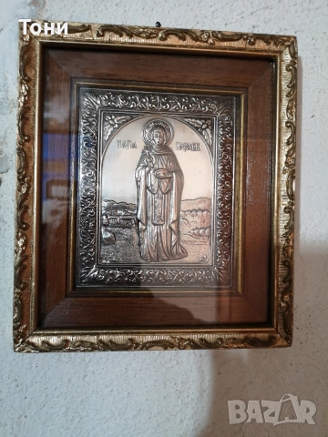 икона сребро Св. Петка (Параскева) 